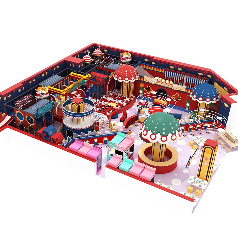 Family Entertainment Factory - Large 300 Sqm Trampoline Park Foam Pit