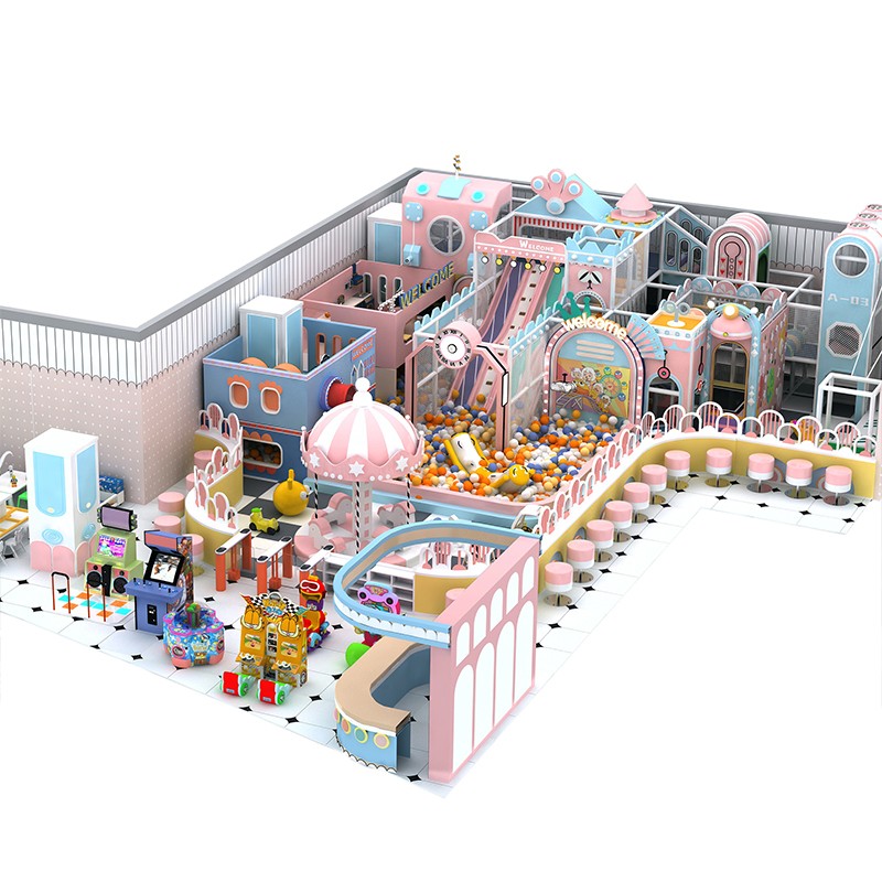 Family Entertainment Factory - Large 300 Sqm Trampoline Park Foam Pit