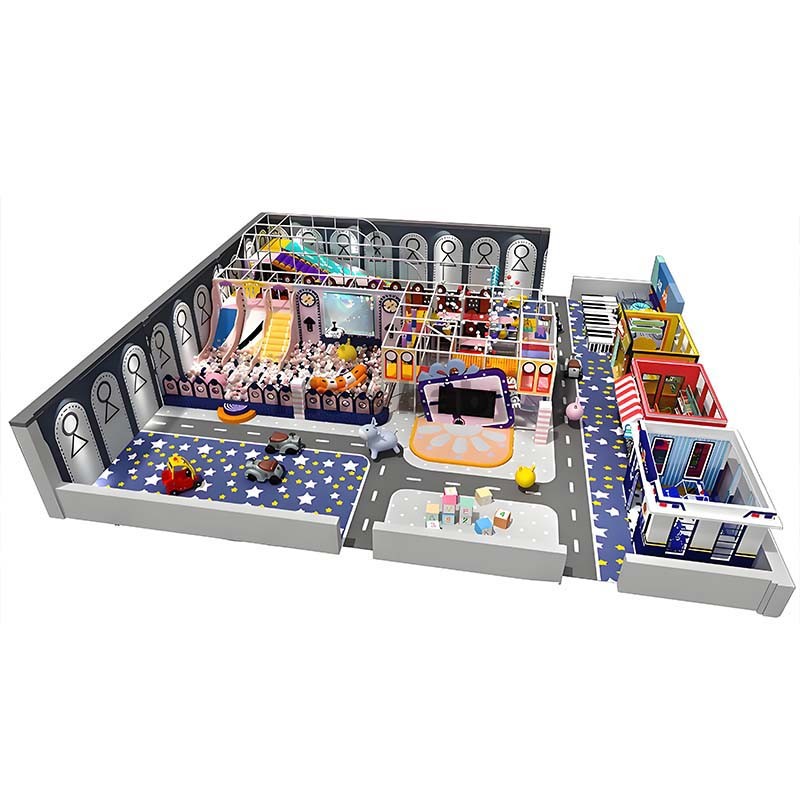 Play Structures Manufacturer - Customizable Candy Land Trampoline Ocean Pool