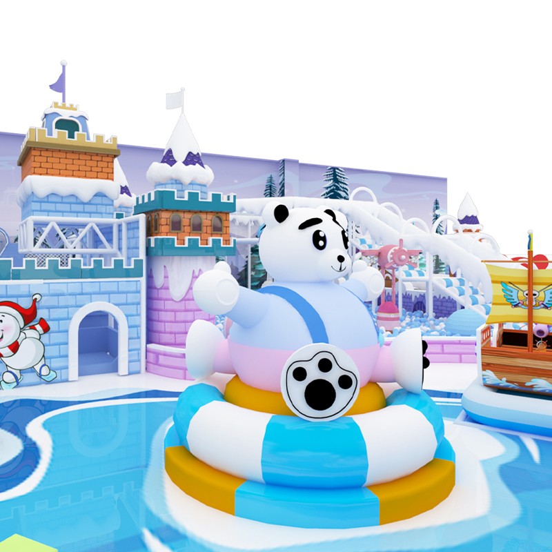 Merry Go Round Factory - 6-Person Plastic Rocking Swivel Chair Outdoor