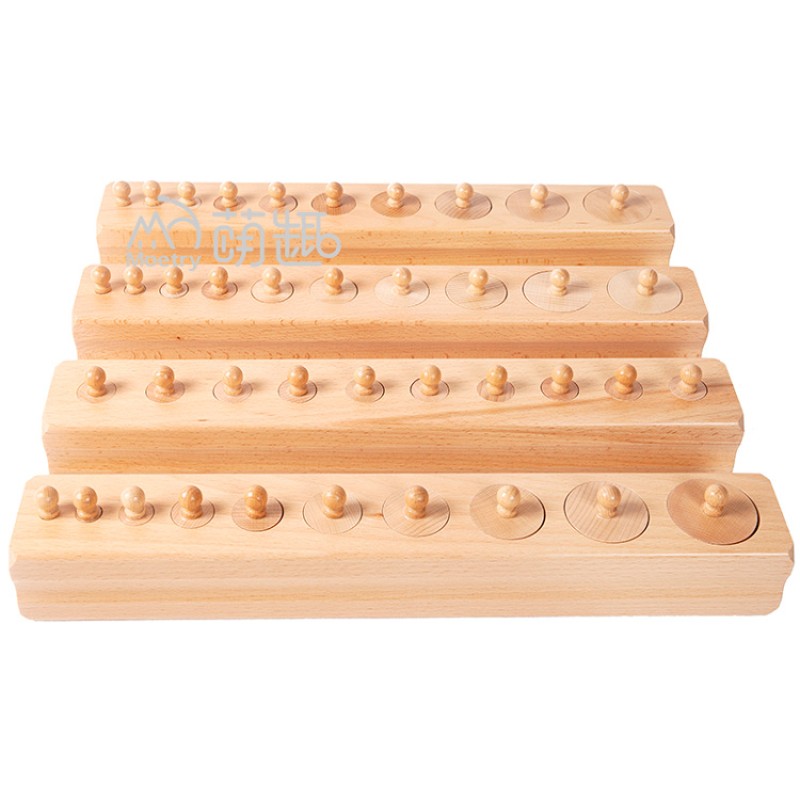 Educational Toy Supplier - Moetry Montessori Sensorial Set Wooden