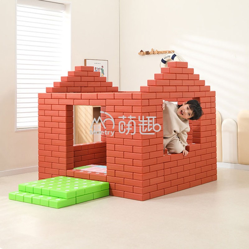 Red Brick Blocks Supplier - Moetry Large Plastic Red Brick Combo