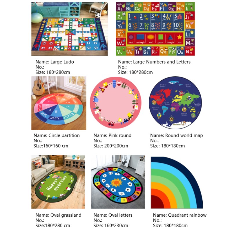 Classroom Carpet Manufacturer - Moetry Customizable Preschool Carpet