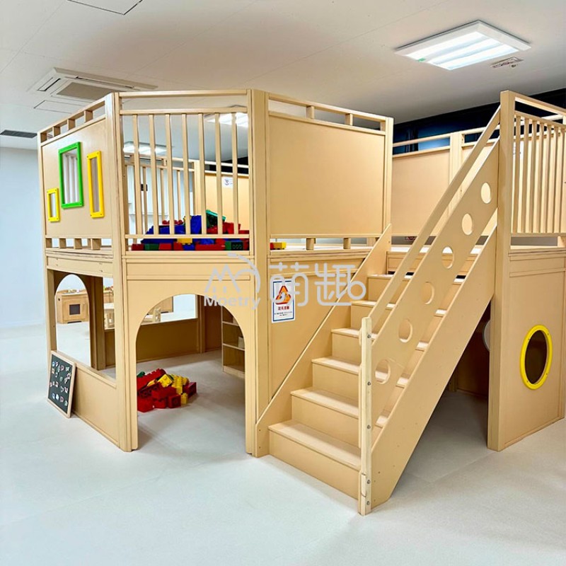 Play Loft Supplier - Moetry Daycare Play Loft Classroom Reading Loft