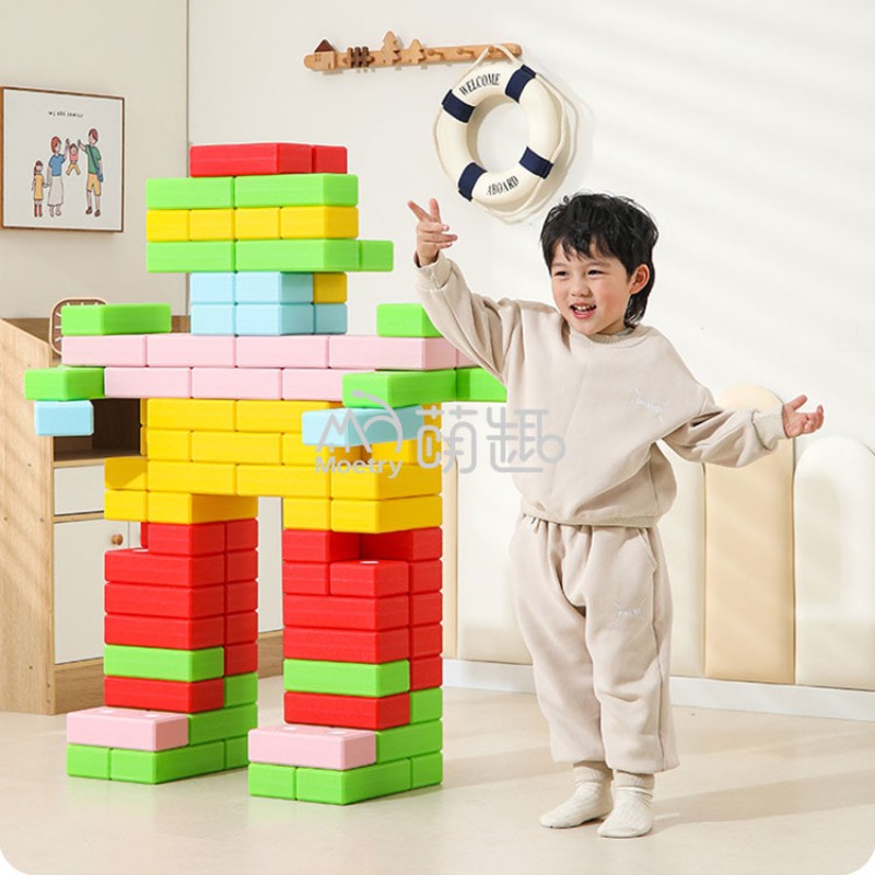 Red Brick Blocks Supplier - Moetry Large Plastic Red Brick Combo