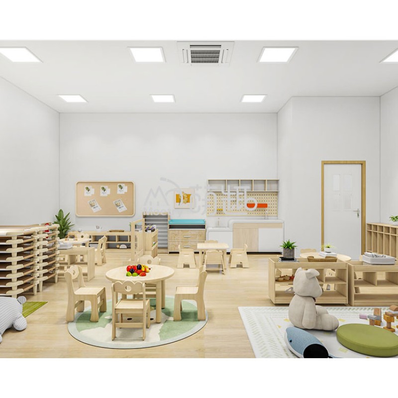 Classroom Set Supplier - Moetry Montessori Table Chair Set Daycare