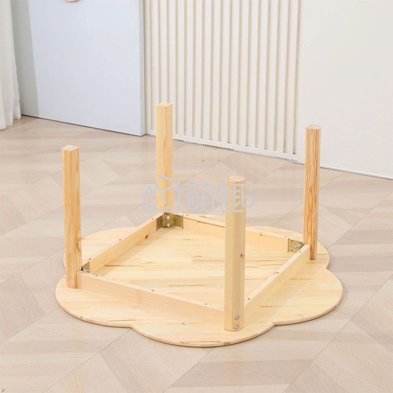 Study Table Manufacturer - Moetry Plum Flower 6-Seater Study Table