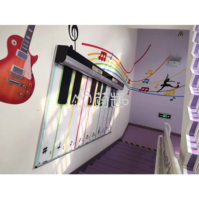 Music Wall Factory - Moetry Kids Interactive Piano Wall LED