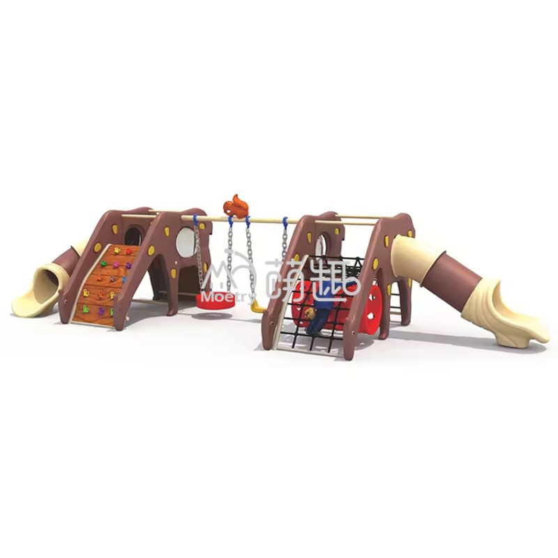 Playground Manufacturer - Moetry Brown Giraffe Multifunctional Outdoor