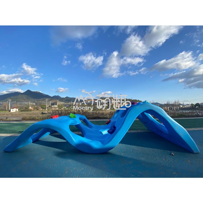 Climber Tunnel Supplier - Moetry Blue U-Shaped Climber Tunnel Plastic