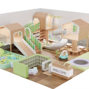 Play Cafe Manufacturer - Moetry Kids Play Cafe Wooden Play Structure