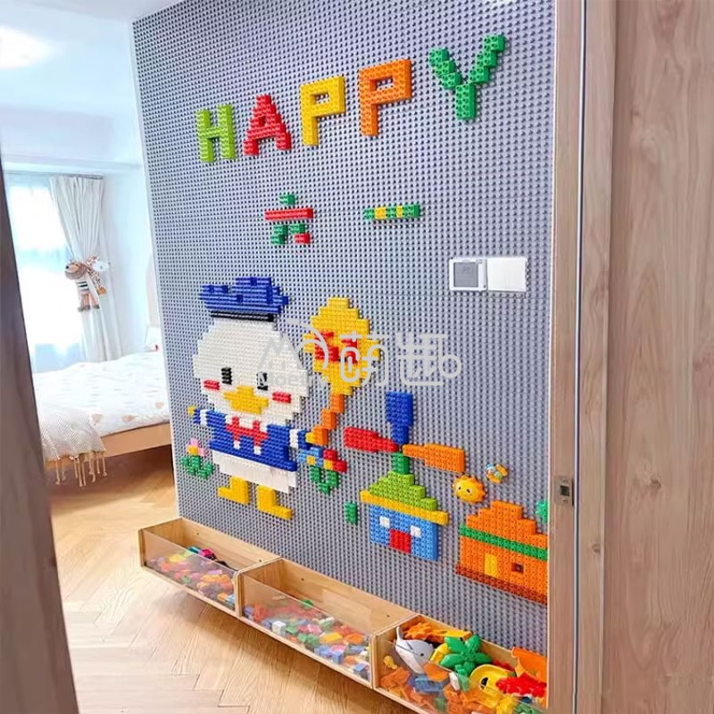 Building Wall Factory - Moetry Kindergarten Large Building Blocks Wall