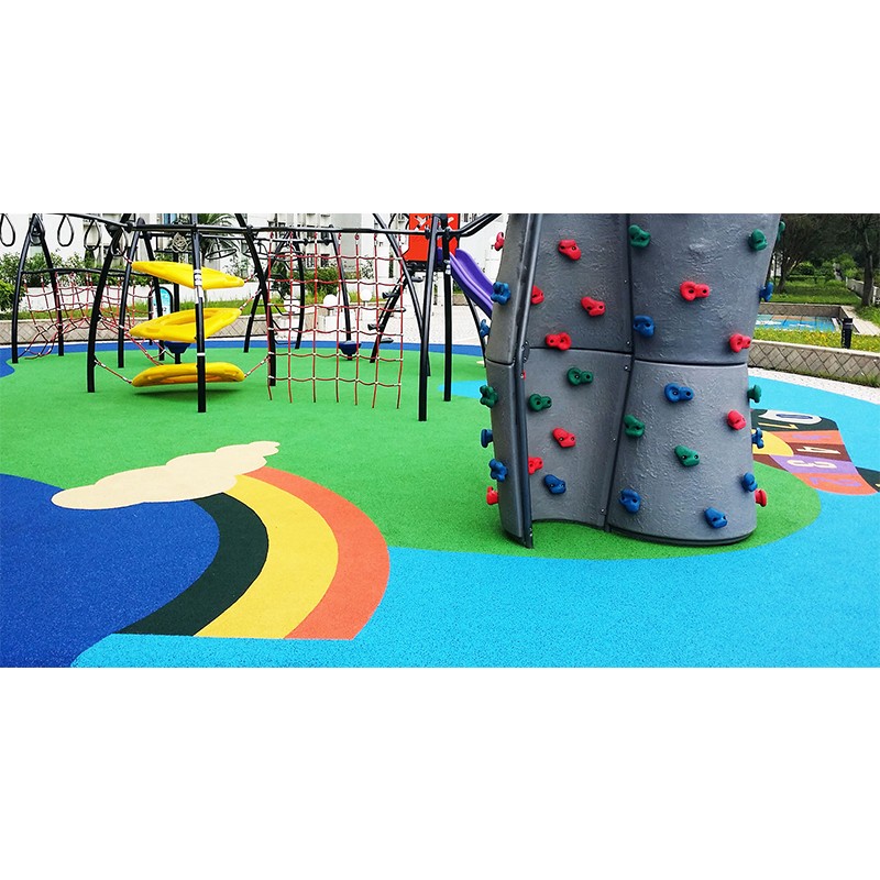Rubber Floor Manufacturer - Moetry Playground Rubber Floor Customizable
