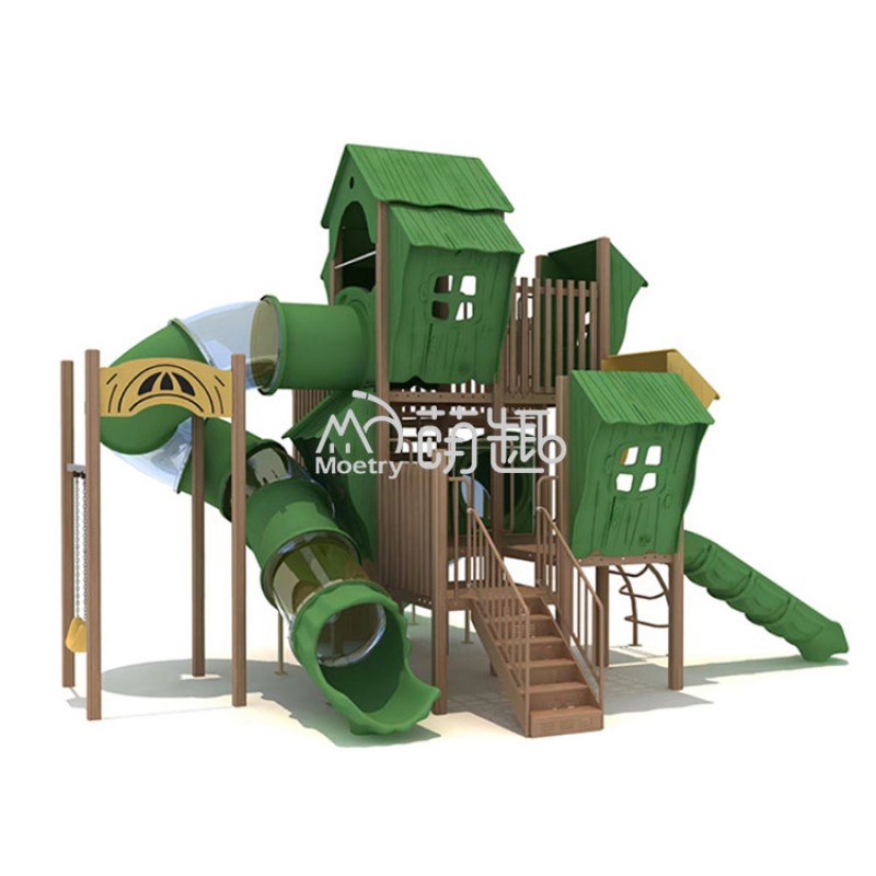 Commercial Playground Factory - Moetry Large Scale Jungle Theme Playhouse