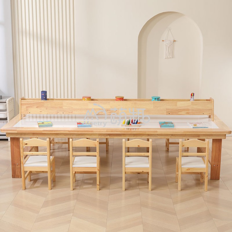 Art Classroom Supplier - Moetry Modern Solid Wood Chair Set Whiteboard