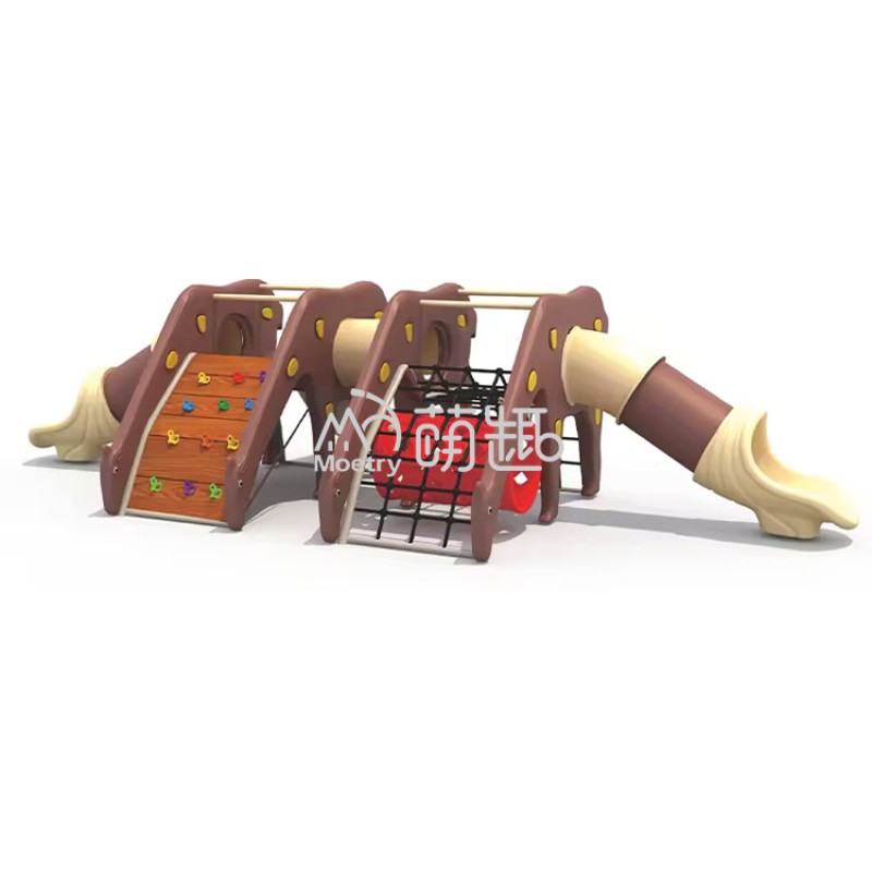 Playground Manufacturer - Moetry Brown Giraffe Multifunctional Outdoor