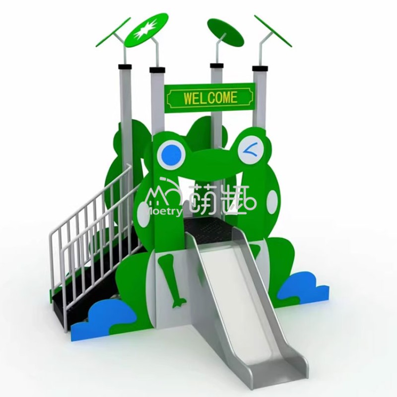 Farm Playground Supplier - Moetry Farm Theme Plastic Slide Climber