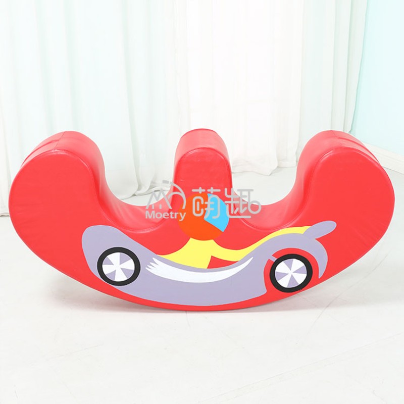 Rocking Chair Factory - Moetry Red Cartoon Vehicle Rocking Chair