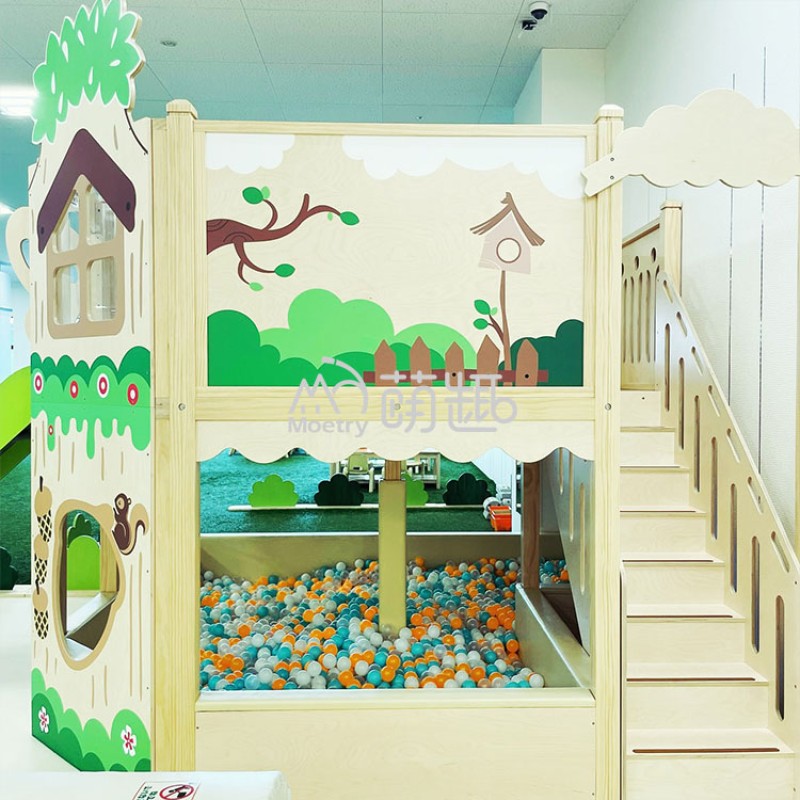 Play Loft Supplier - Moetry Daycare Play Loft Classroom Reading Loft