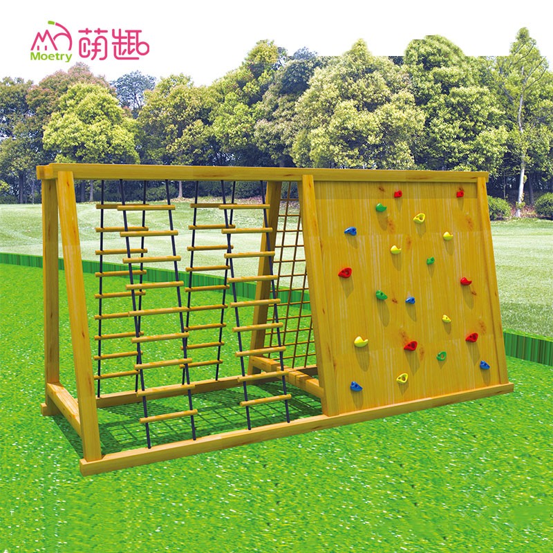 Climbing Wall Manufacturer - Moetry Free Standing Wooden Climbing Wall