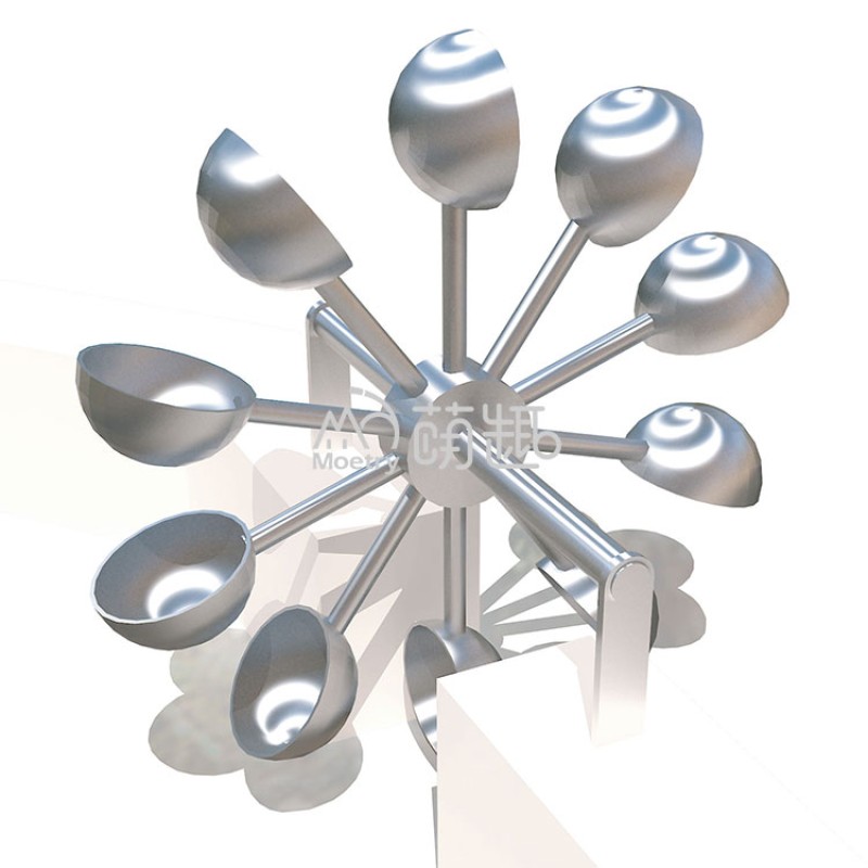 Water Wheel Supplier - Moetry Stainless Steel Scoop Waterwheel Educational