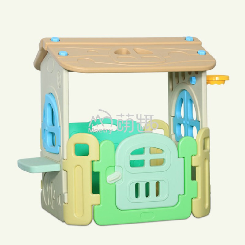 Playpen Supplier - Moetry Modern Pastel Color Ball Pit Playhouse