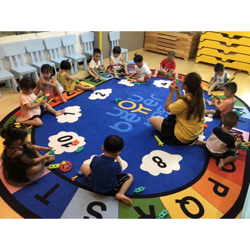 Classroom Carpet Manufacturer - Moetry Customizable Preschool Carpet