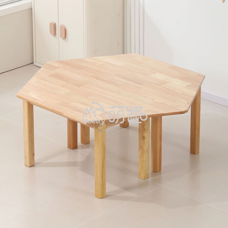 Hexagonal Table Supplier - Moetry Safety Spliced Hexagonal Trapezium