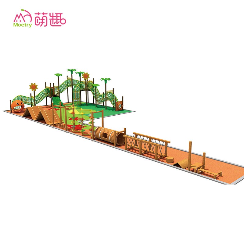 Climbing Nets Factory - Moetry Preschool Backyard Wooden Climbing Nets