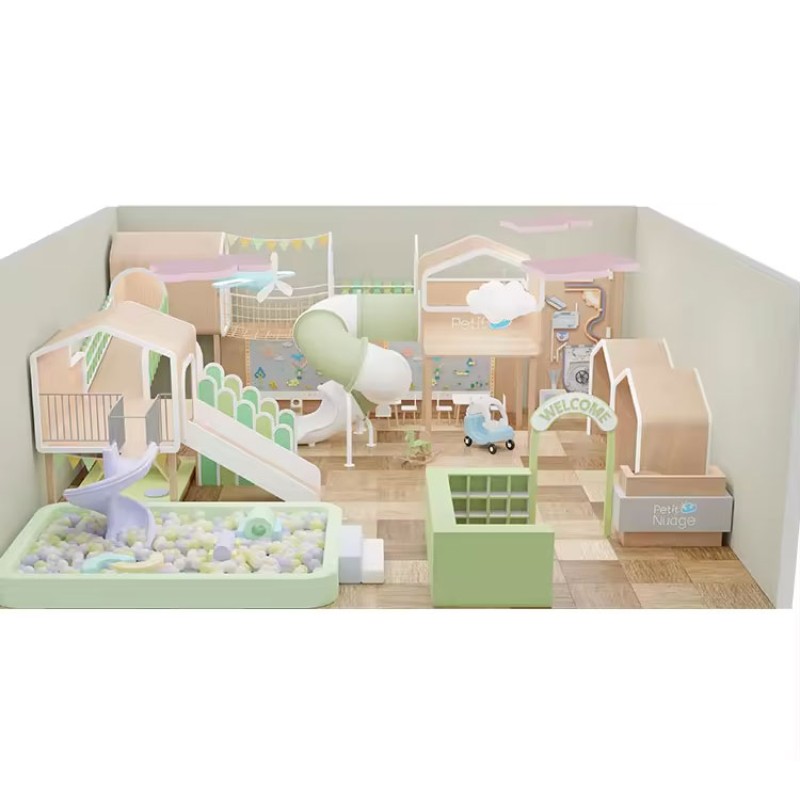 Play Cafe Manufacturer - Moetry Kids Play Cafe Wooden Play Structure