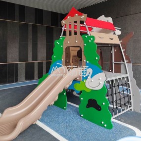 Farm Playground Supplier - Moetry Farm Theme Plastic Slide Climber