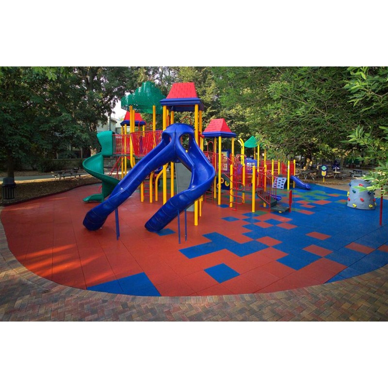 Playground Flooring Supplier - Moetry Super Thick 5cm Rubber Tile
