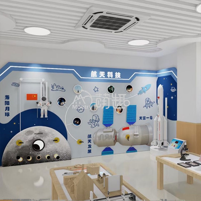 Stem Wall Manufacturer - Moetry Indoor Space Theme Interactive STEM