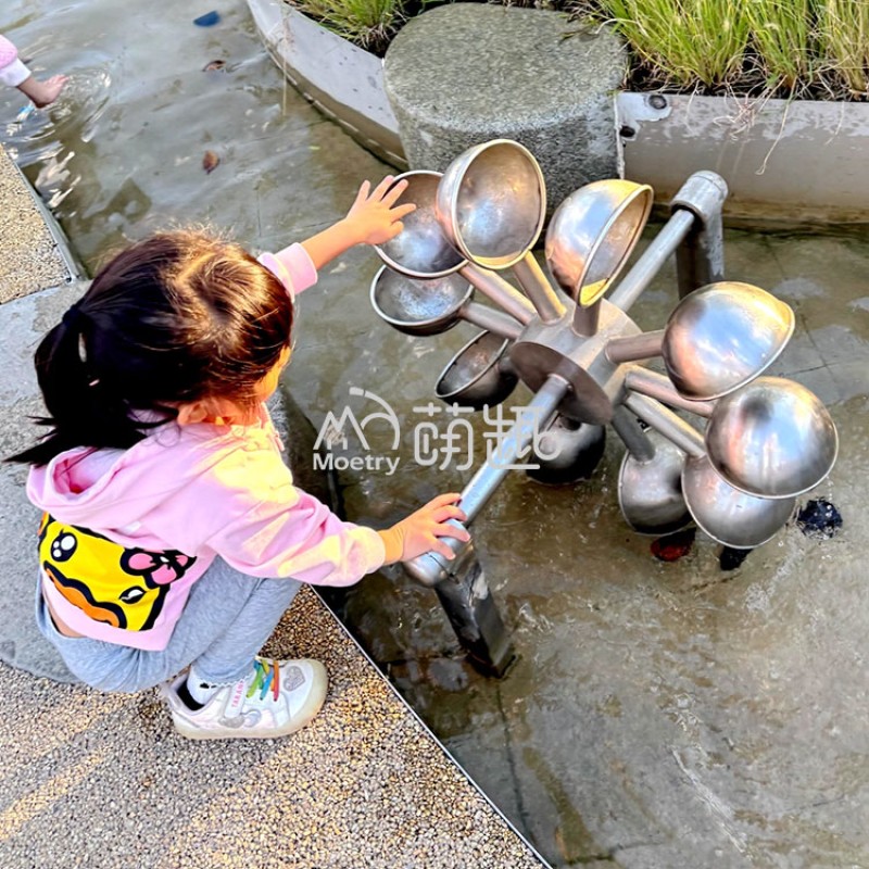 Water Wheel Supplier - Moetry Stainless Steel Scoop Waterwheel Educational