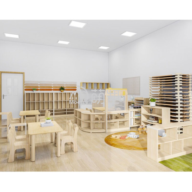 Classroom Set Supplier - Moetry Montessori Table Chair Set Daycare