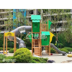 Commercial Playground Factory - Moetry Large Scale Jungle Theme Playhouse