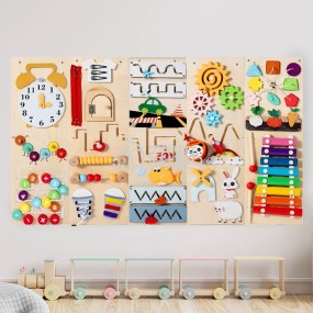 Steam Wall Supplier - Moetry Wall Mount Montessori Busy Board