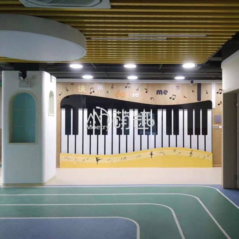 Music Wall Factory - Moetry Kids Interactive Piano Wall LED