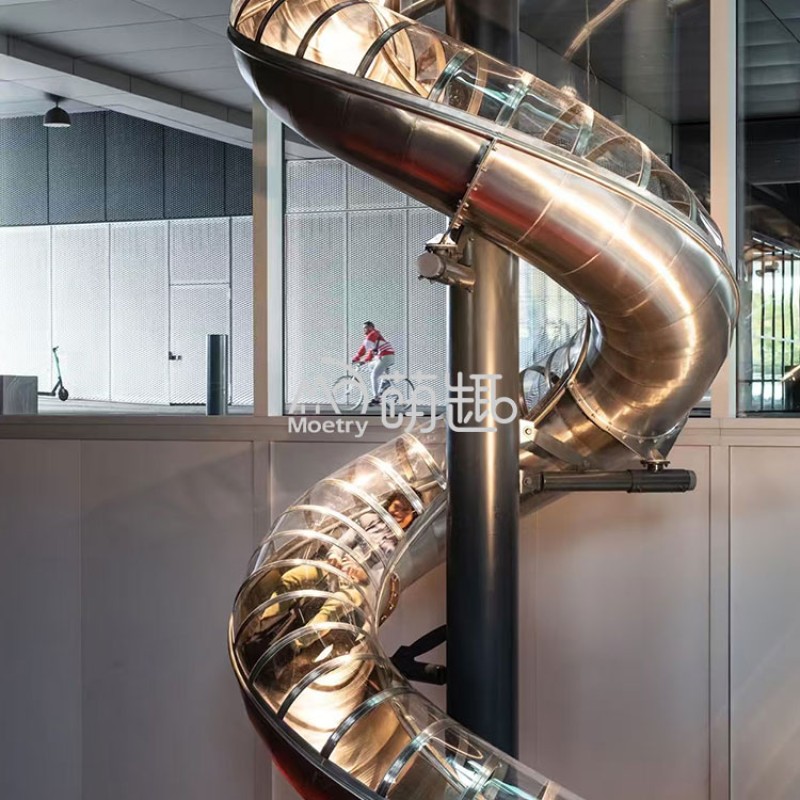 Tube Slide Factory - Moetry Bespoke Stainless Steel Spiral Tube