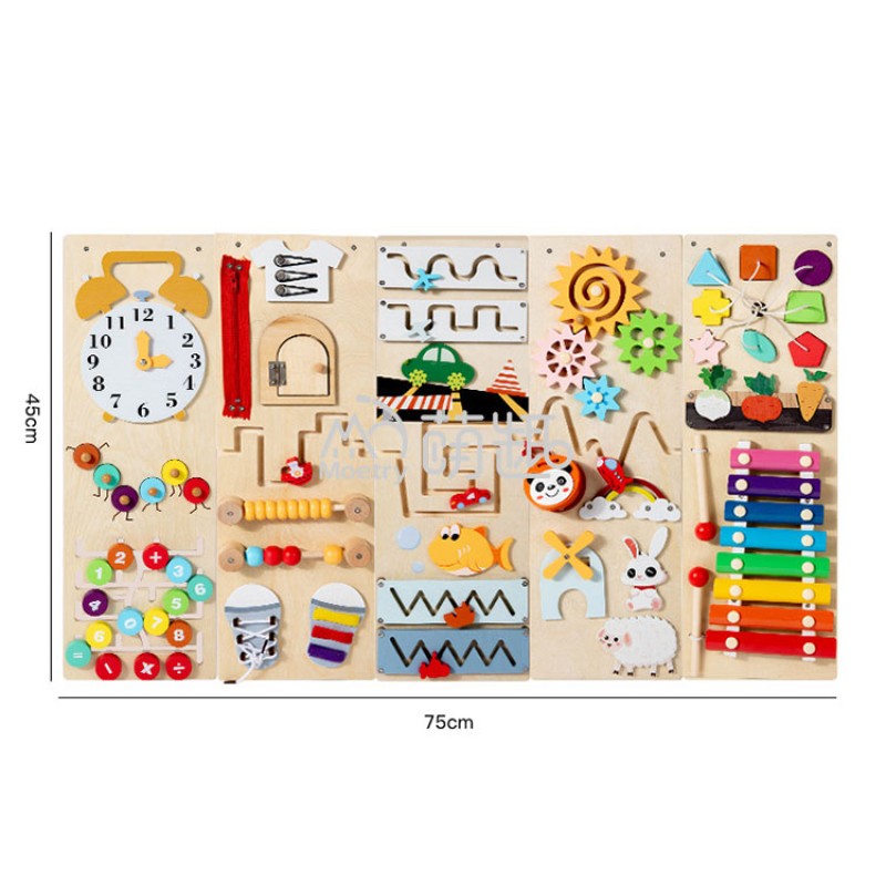 Steam Wall Supplier - Moetry Wall Mount Montessori Busy Board