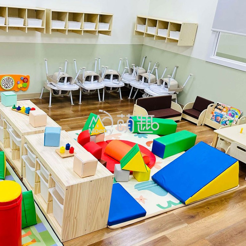 Daycare Furniture Factory - Montessori Safety Preschool Table Chair Set