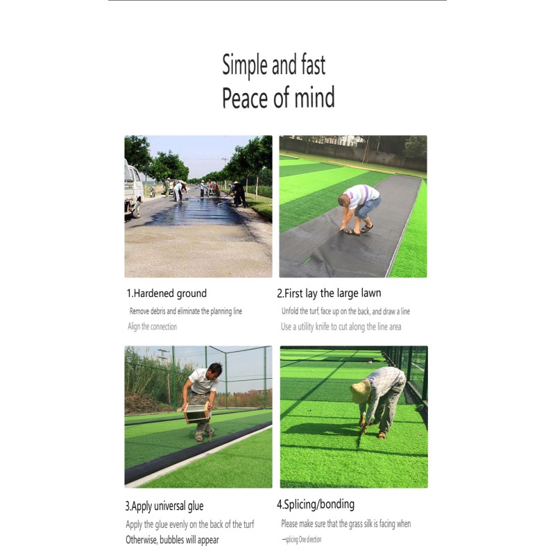 Artificial Grass Supplier - Moetry 25mm 40mm PP Artificial Grass