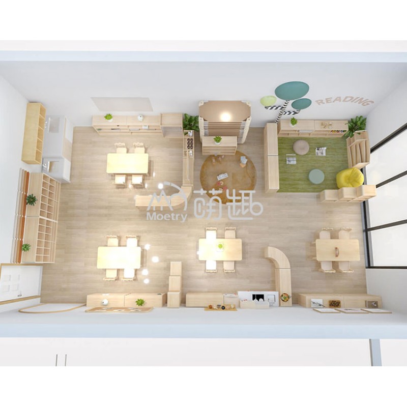 Classroom Set Supplier - Moetry Montessori Table Chair Set Daycare