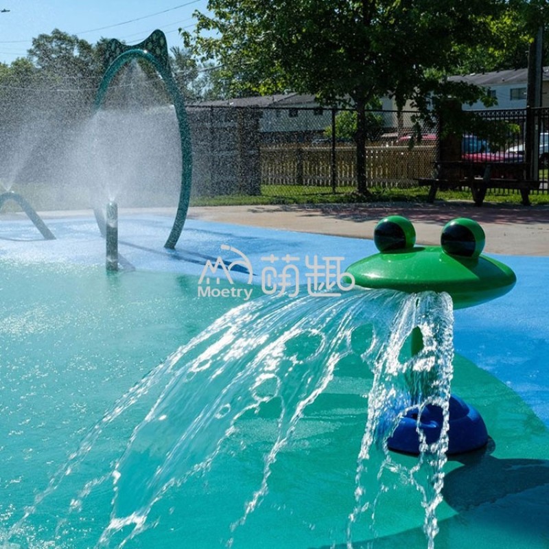 Splash Pad Supplier - Moetry Frog Splash Pad Equipment Aqua