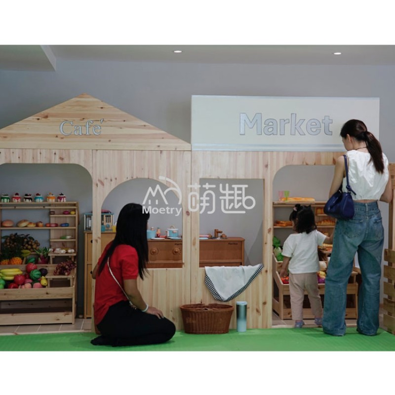 Role Play House Supplier - Moetry Customize Wooden Role Play House
