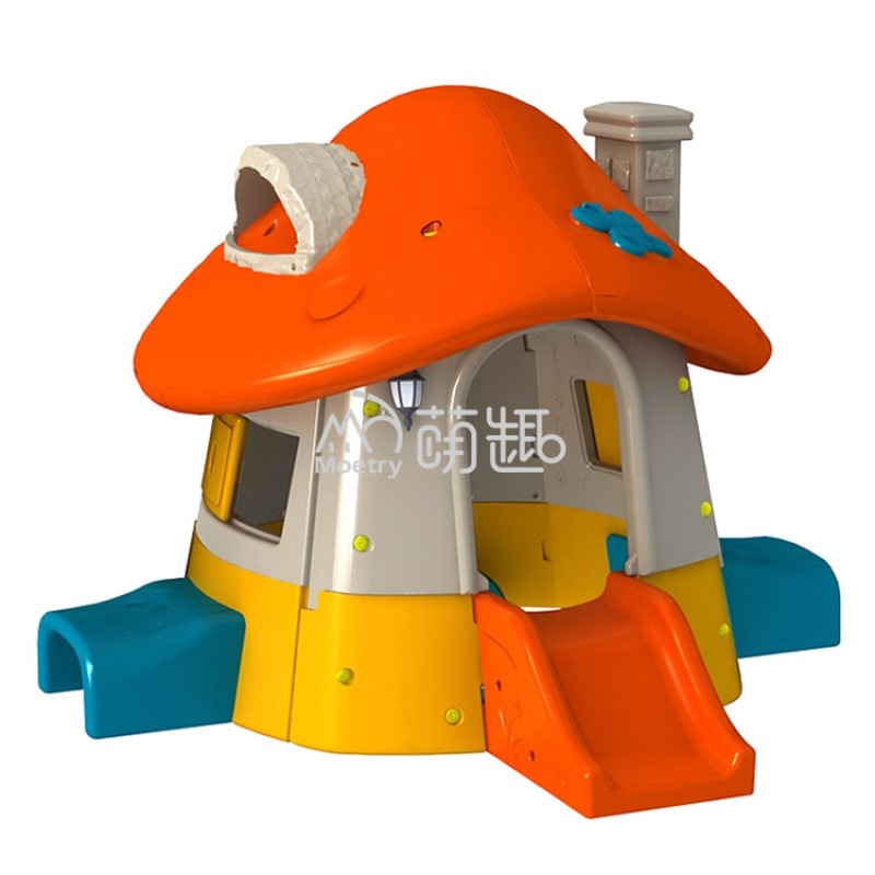 Mushroom Playhouse Manufacturer - Moetry Kids Classic Orange Mushroom