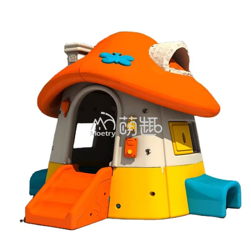 Mushroom Playhouse Manufacturer - Moetry Kids Classic Orange Mushroom