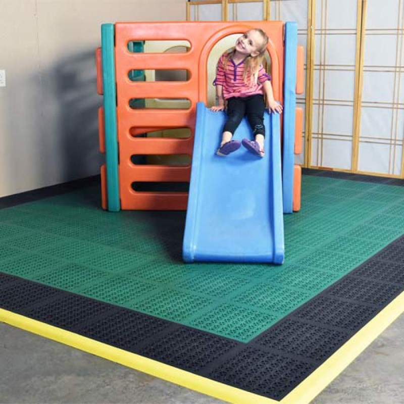 Anti Slip Mat Factory - Moetry Gray 40x40cm Interlocking Floor