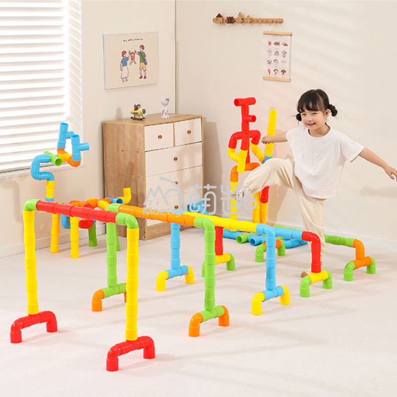 Tubular Blocks Supplier - Moetry 132 Pieces Giant Tubular Pipes