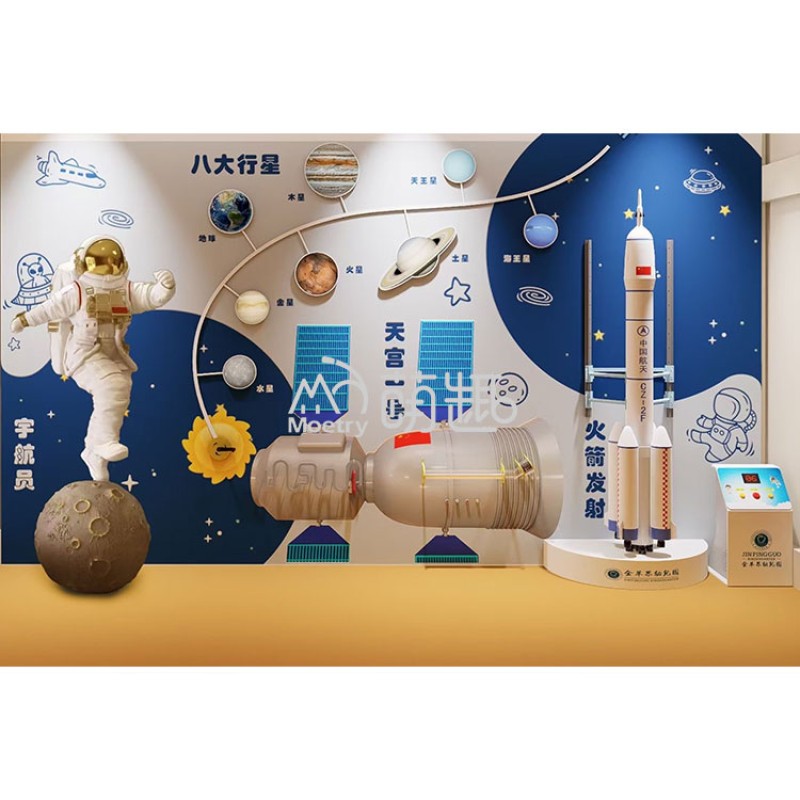 Stem Wall Manufacturer - Moetry Indoor Space Theme Interactive STEM